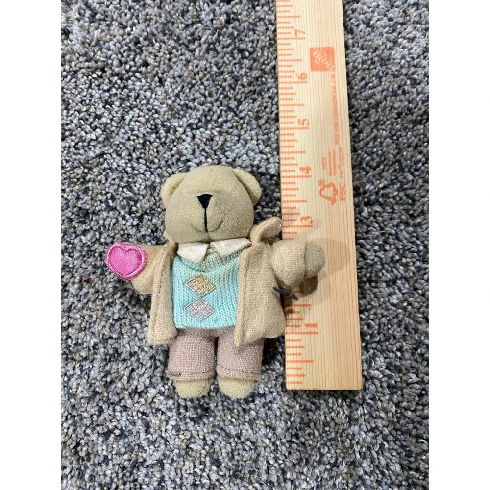 Starbucks Bearista Plush‎ Bear 2006 Flower Tan Jacket Blue Sweater 45th Edition
